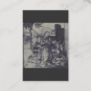 Cartão De Visita Antigo presépio de Jesus Cristo