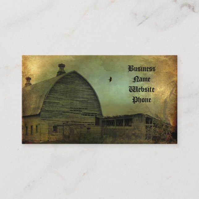 Cartão De Visita Antigos tempos (Frente)