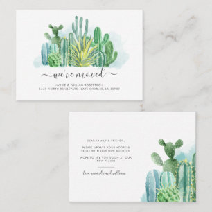 Cartão De Visita Anunciamento de Movimentação de Cores de Água Movi