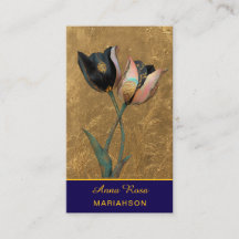*~* AP98 Flor Elegante Dourado 1  Vintage  QR 