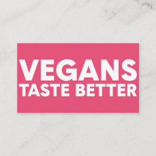 Cartão De Visita Apelo Vegano