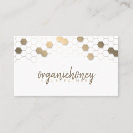 Cartão De Visita Apiary Honeycomb Bee Fazenda