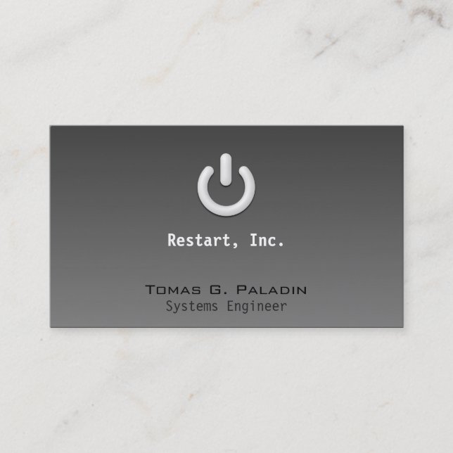 Cartão De Visita Apoio com inclinação claro (Frente)