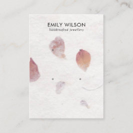 CARTÃO DE VISITA APRESENTAÇÃO C DO OUVIDO ESTUDO DO PAPEL PETAL PAP