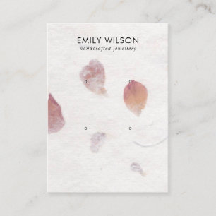 CARTÃO DE VISITA APRESENTAÇÃO C DO OUVIDO ESTUDO DO PAPEL PETAL PAP