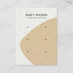 CARTÃO DE VISITA APRESENTAÇÃO DE ANULAÇÃO DE ABSTRATO CERAMIC O