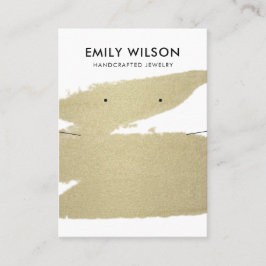 CARTÃO DE VISITA APRESENTAÇÃO DE ANULAÇÃO DE COBERTURA DOURADA PÁLI