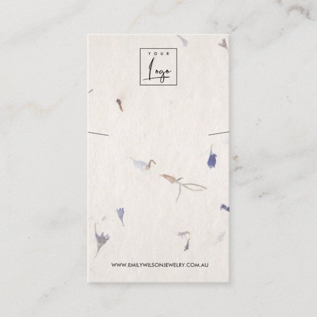 CARTÃO DE VISITA APRESENTAÇÃO DE BRACELET DE PAPEL DE PAPEL MANUSAD (Frente)