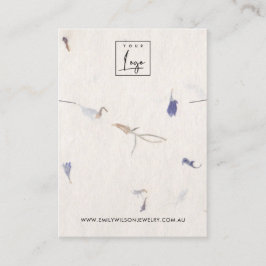 CARTÃO DE VISITA APRESENTAÇÃO DE BRACELET DE PAPEL DE PAPEL MANUSAD