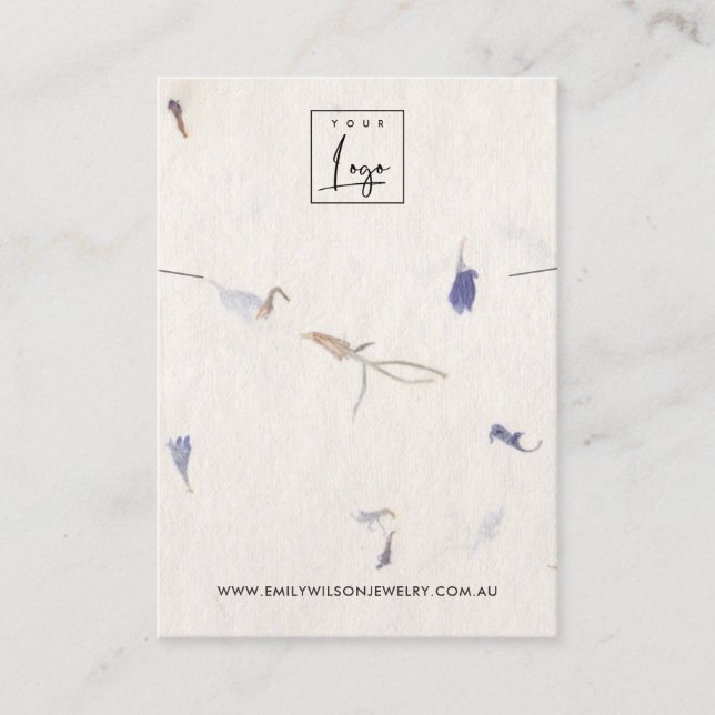 CARTÃO DE VISITA APRESENTAÇÃO DE BRACELET DE PAPEL DE PAPEL MANUSAD (Frente)