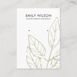 CARTÃO DE VISITA APRESENTAÇÃO DE ESTUDO DE OUVIDO DA FAUNA DE FOLHA