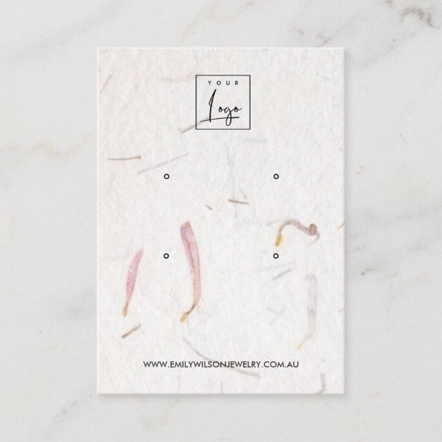 CARTÃO DE VISITA APRESENTAÇÃO DE OUTROS ESTUDOS DO PAPEL-PETAL BRUT (Frente)