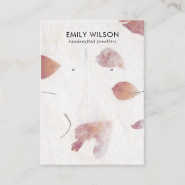 CARTÃO DE VISITA APRESENTAÇÃO DE OUVIDO DE PAPEL DE PAPEL MANUSADO