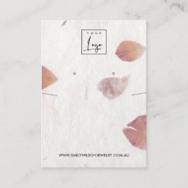 CARTÃO DE VISITA APRESENTAÇÃO DE OUVIDO DE PAPEL DE PAPEL MANUSADO