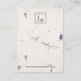 CARTÃO DE VISITA APRESENTAÇÃO DE OUVIDO DE PAPEL DE PAPEL MANUSADO