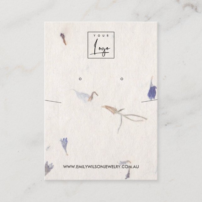 CARTÃO DE VISITA APRESENTAÇÃO DE OUVIDO DE PAPEL DE PAPEL MANUSADO (Frente)