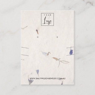 CARTÃO DE VISITA APRESENTAÇÃO DE OUVIDO DE PAPEL DE PAPEL MANUSADO