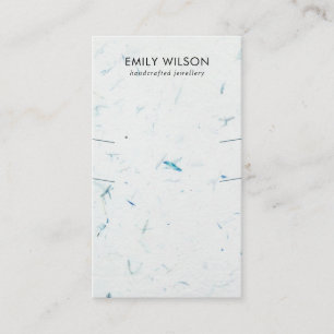 CARTÃO DE VISITA APRESENTAÇÃO DE PAPEL LONGO DO NECKLACE DE PAPEL
