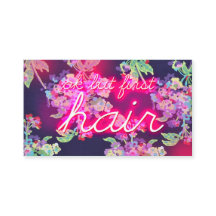 Aprovação de néon mas cabelo do fulgor 311