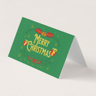 Cartão De Visita Aproximação de Natal