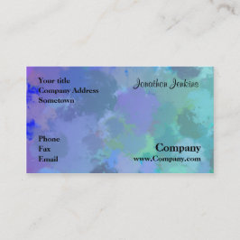 Cartão De Visita Aquarela