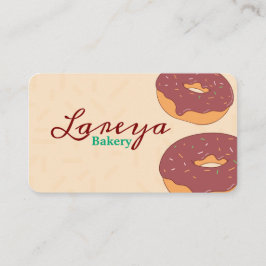 Cartão De Visita aquarela e folha escura