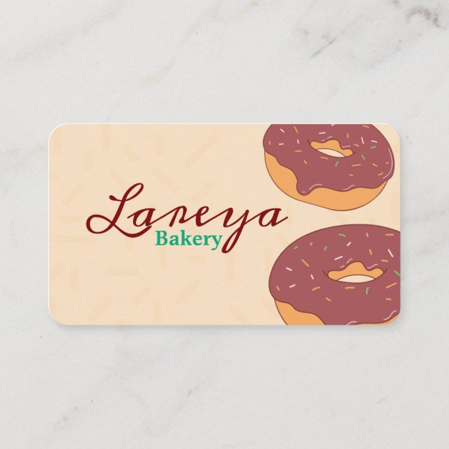 Cartão De Visita aquarela e folha escura (Verso)