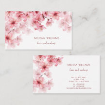Aquarela Flores de Cerejeira Rosa Floral