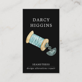 Cartão De Visita Aquarela Ilustrada Alcatrão Alcatrão de Escamas