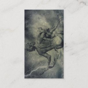 Cartão De Visita aquarius da astrologia do zodíaco da constelaçã
