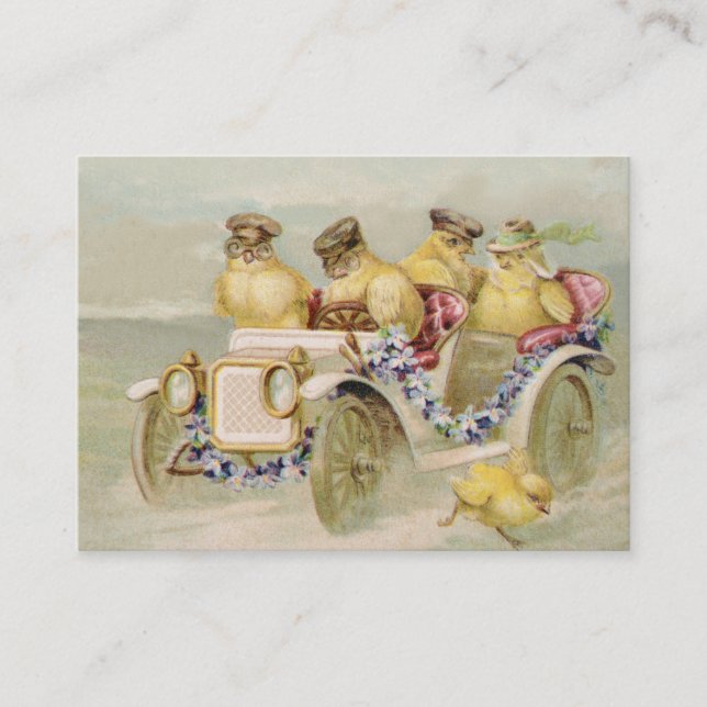 Cartão de visita ar livre da fazenda de galinha (Frente)