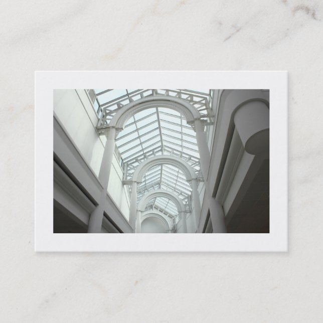 Cartão De Visita Arcade/Alameda (Bordada) (Frente)