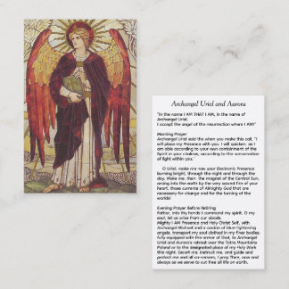 Cartão De Visita Archangel Uriel e Aurora