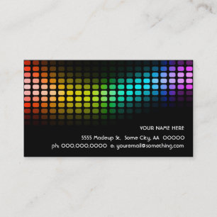 Cartão De Visita arco-íris musicmeterz.