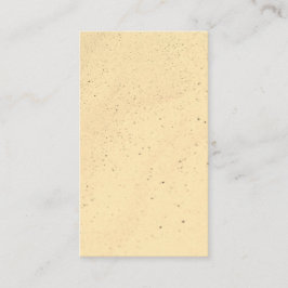 Cartão De Visita Areia de Banana Amarela