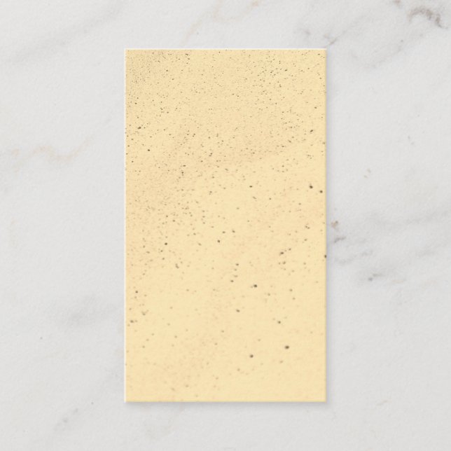 Cartão De Visita Areia de Banana Amarela (Frente)