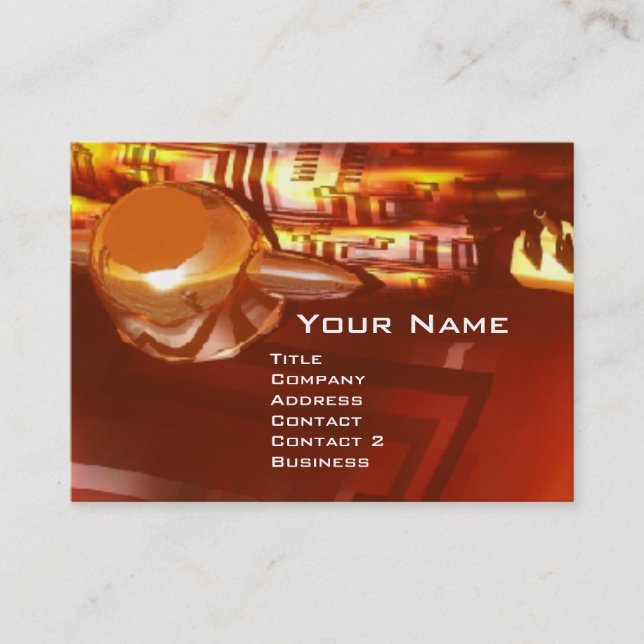 Cartão De Visita ARES NO DESERTO DO Detalhe da HIPERIÃO (Frente)