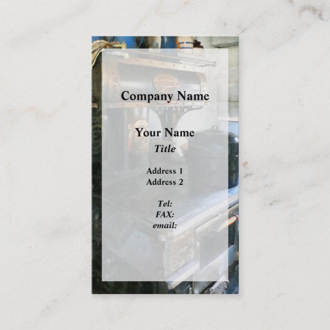 Cartão De Visita Armazenamento de carvão (Frente)