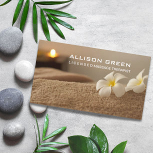 Cartão De Visita AromaTherapia SPA Salon Massage