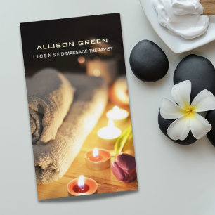 Cartão De Visita AromaTherapia SPA Salon Massage