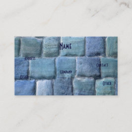 Cartão De Visita Arquiteto Blue Sandstone