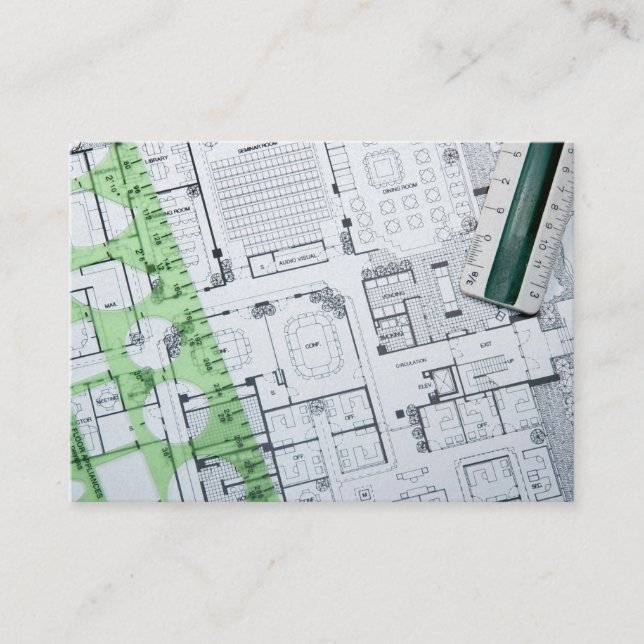 Cartão De Visita Arquiteto/Contratante/Placa de Construtor - SRF (Frente)