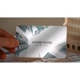 Cartão De Visita Arquiteto do Interior Designer Edifícios Sky Skyli