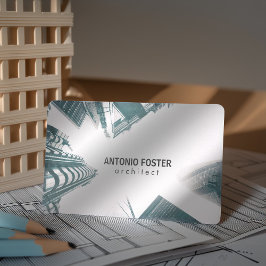 Cartão De Visita Arquiteto do Interior Designer Edifícios Sky Skyli