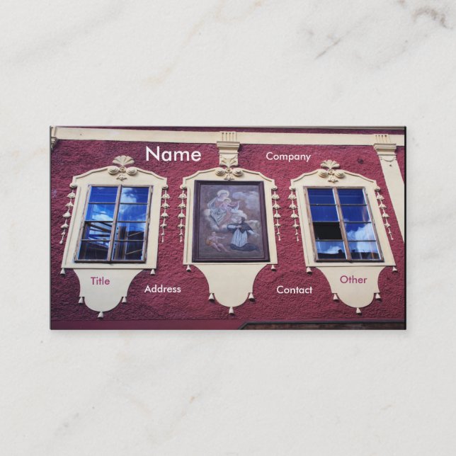 Cartão De Visita Arquiteto Windows I (Frente)