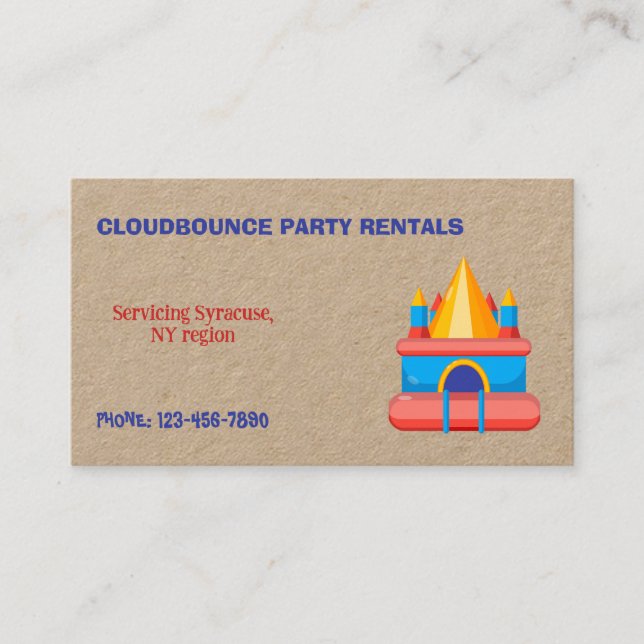 Cartão De Visita Arrendamentos de Salto (Frente)