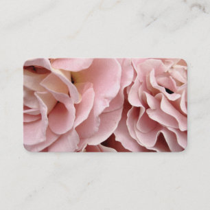 Cartão De Visita arte cor-de-rosa da foto das pétalas cor-de-rosa