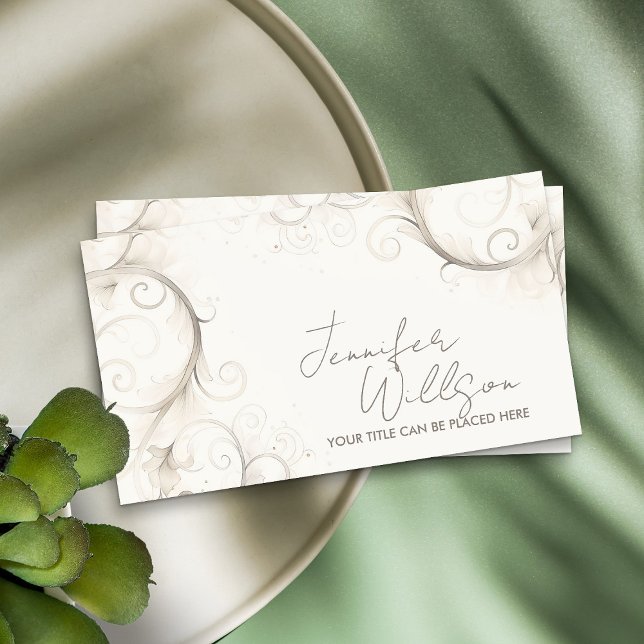 Cartão De Visita Arte de espiral de Abstrato de Pastel (Criador carregado)