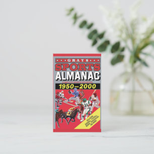 Cartão De Visita Arte de Parede em Metal Almanaque Esportivo