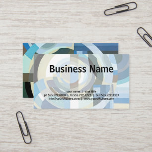 Cartão De Visita Arte Deco Pochoir Vintage Formas Geométricas Jazz